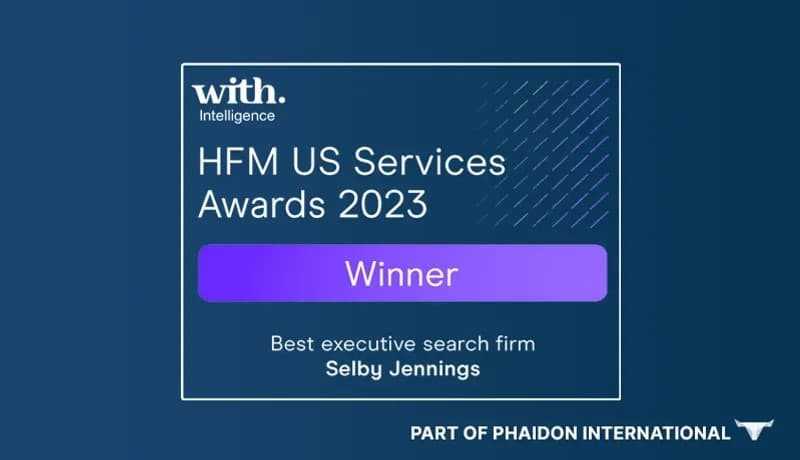 Selby Jennings Named Best Executive Search Firm 2023